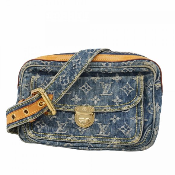 Louis Vuitton Monogram Denim Waist Bag M95347 Blue Men's/Women's P1160976 - Picture 1 of 14